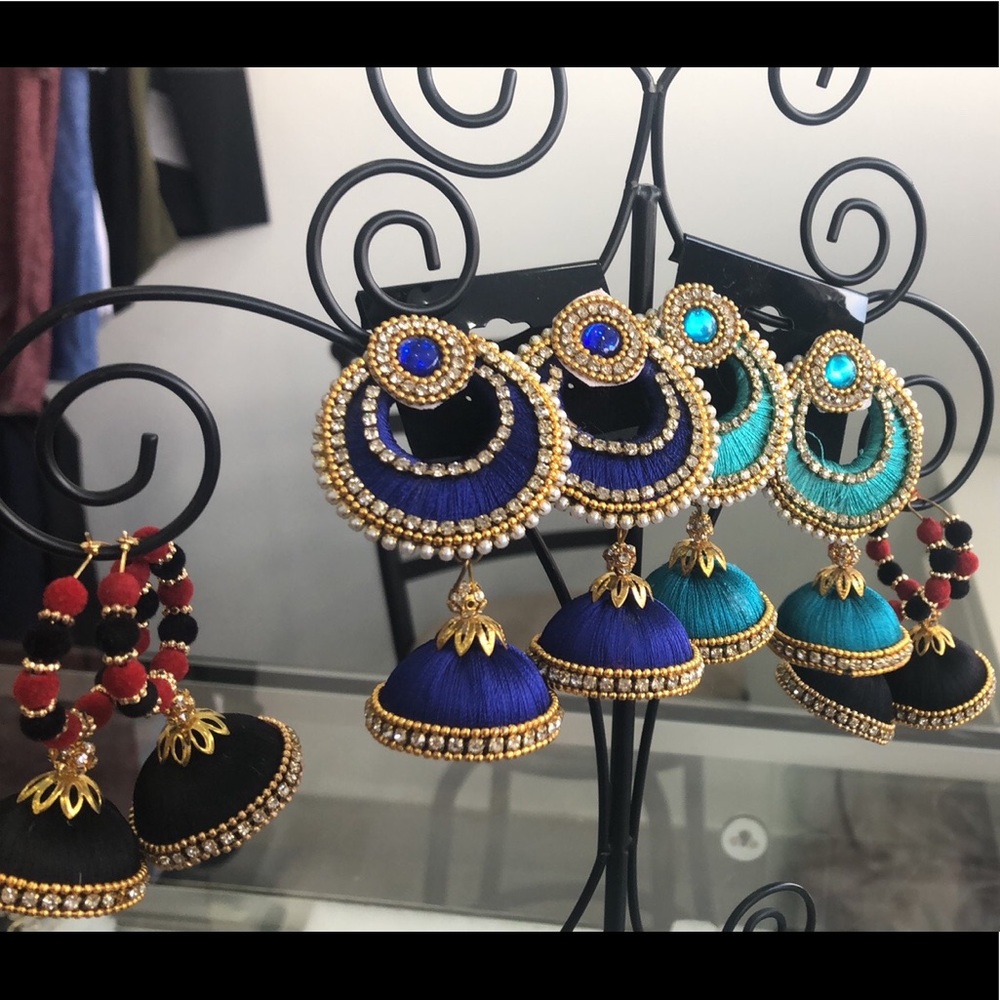 Threaded jewellery